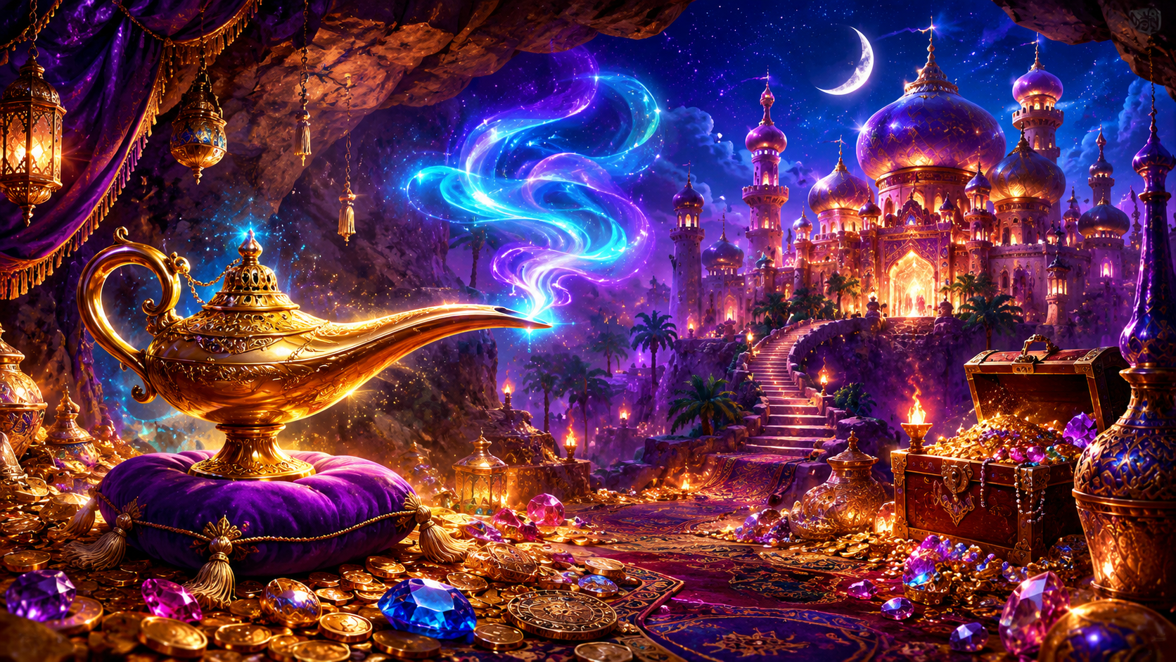 ภาพรีวิวเกม Aladdin บน Joker Gaming