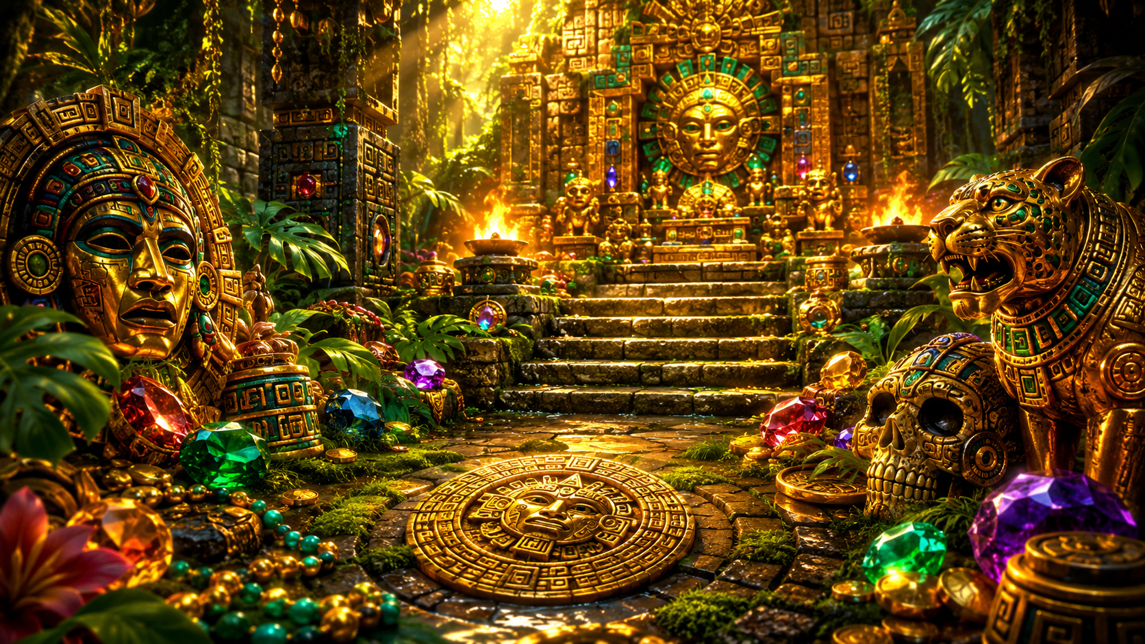 ภาพรีวิวเกม Aztec Temple บน Joker Gaming