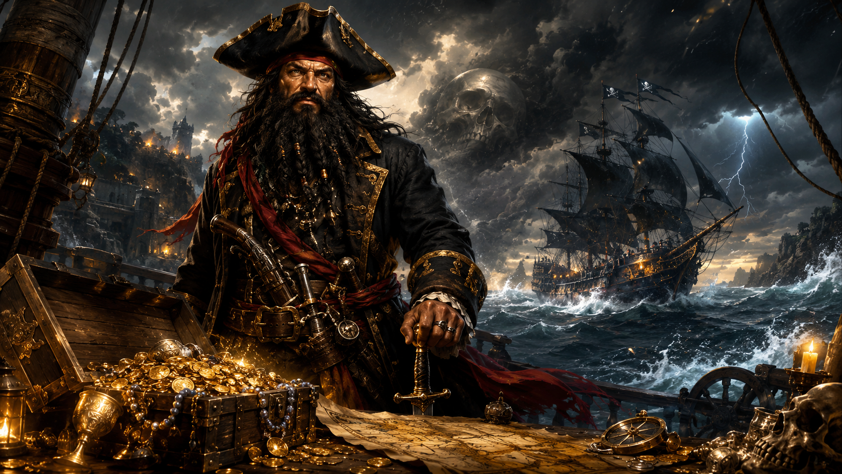ภาพรีวิวเกม Black Beard Legacy บน Joker Gaming