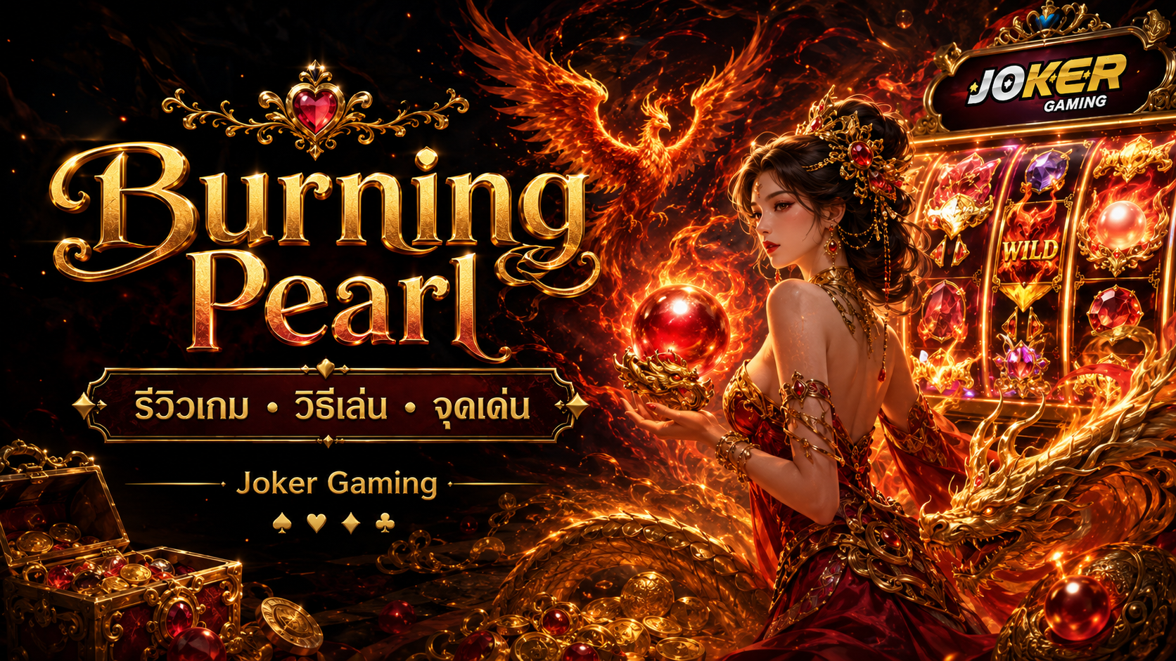 ภาพรีวิวเกม Burning Pearl บน Joker Gaming