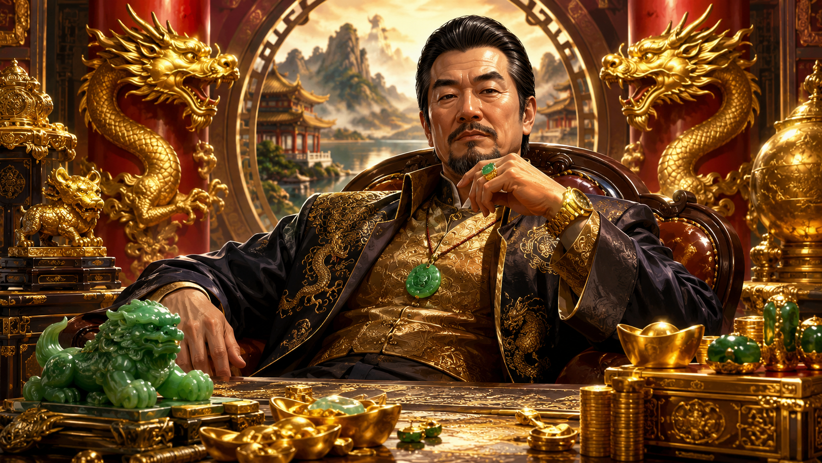 ภาพรีวิวเกม Chinese Boss บน Joker Gaming