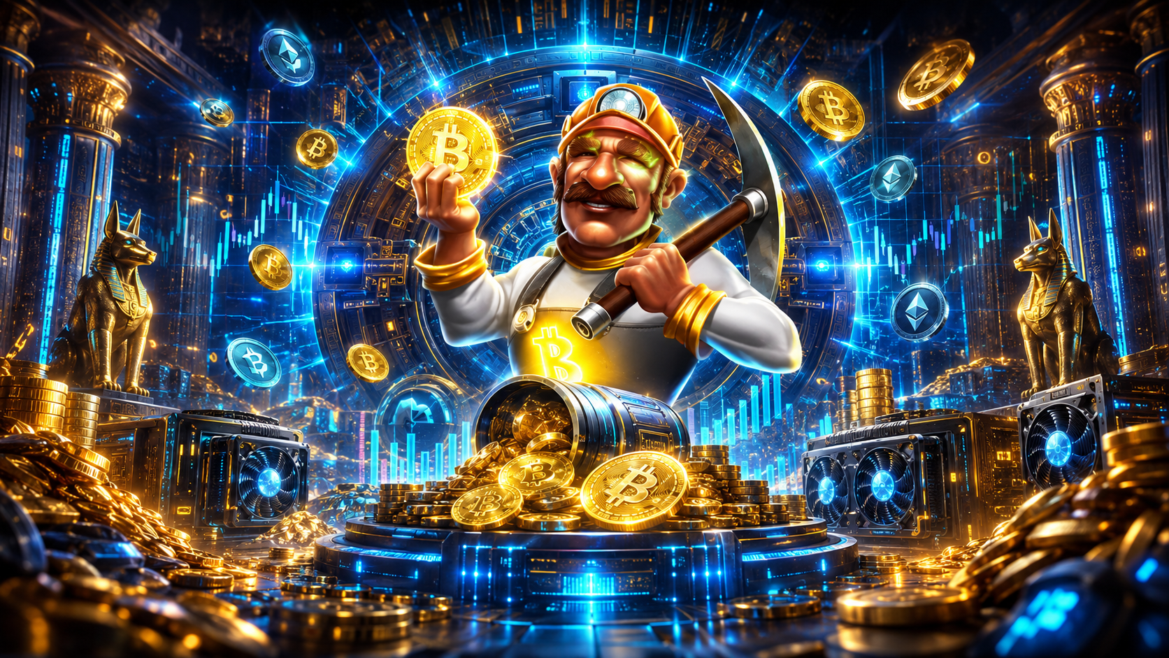 ภาพรีวิวเกม Crypto Mania บน Joker Gaming