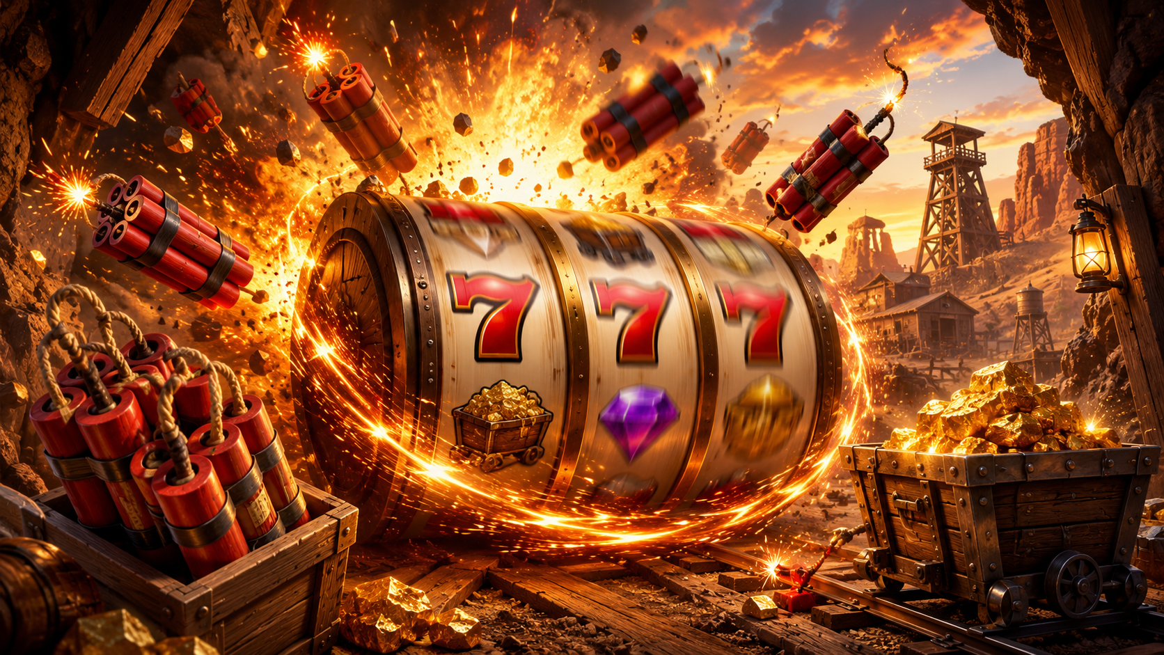 ภาพรีวิวเกม Dynamite Reels บน Joker Gaming