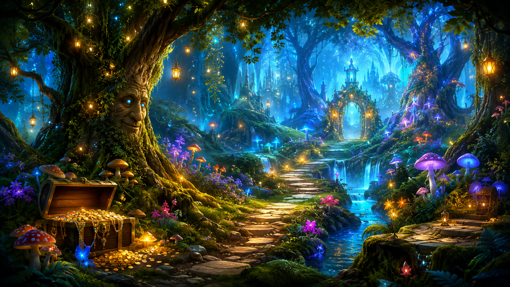 ภาพรีวิวเกม Enchanted Forest บน Joker Gaming