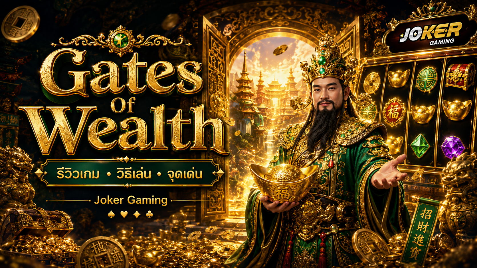 ภาพรีวิวเกม Gates Of Wealth บน Joker Gaming