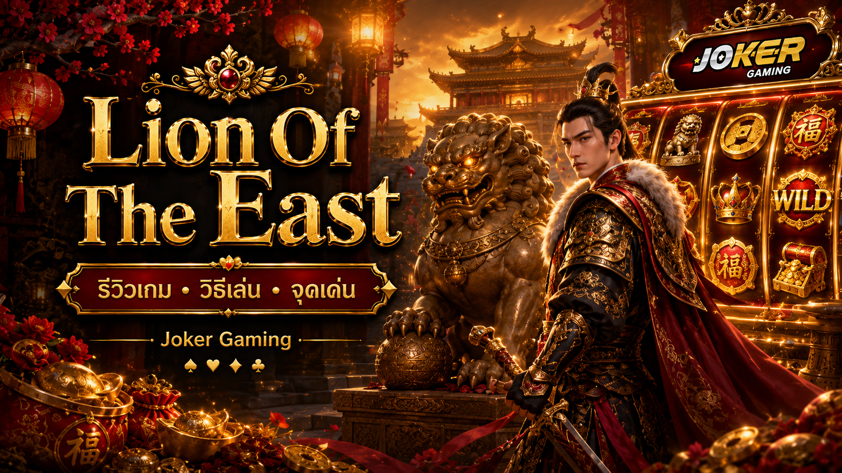 ภาพรีวิวเกม Lion Of The East บน Joker Gaming