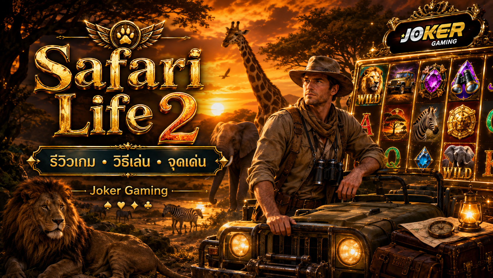 ภาพรีวิวเกม Safari Life 2 บน Joker Gaming
