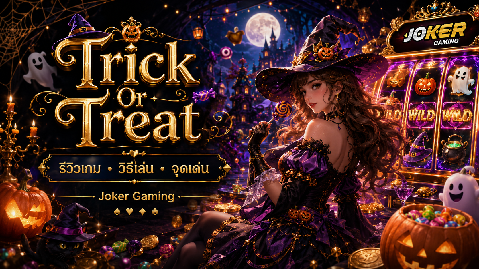 ภาพรีวิวเกม Trick Or Treat บน Joker Gaming